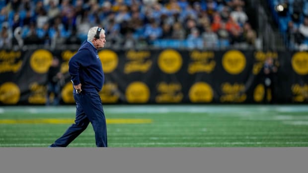 UNC football head coach Mack Brown